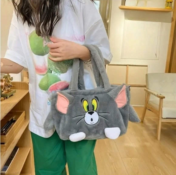 Tom Cat Plush Shoulder / Crossbody Bag NWOT - Picture 4 of 9